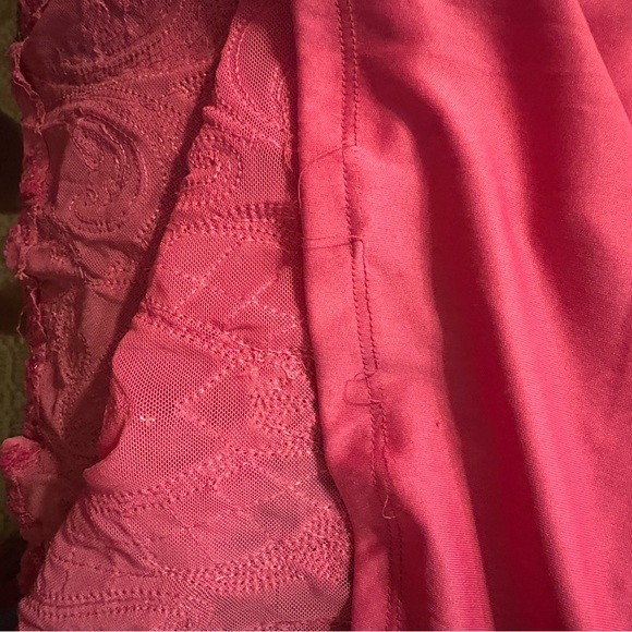 Windsor Hot Pink Sequin Strapless Dress - Picture 8 of 9